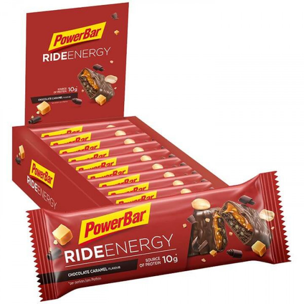 Ride Energy reep Chocolate-Caramel 18 stuks/doos Ride Energy reep Chocolate-Caramel 18 stuks/doos