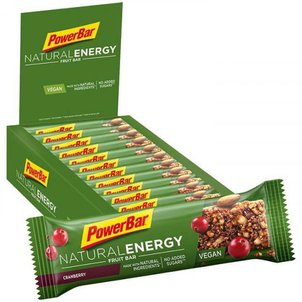 Natural Energy Fruit reep Cranberry 24 stuks/doos Natural Energy Fruit reep Cranberry 24 stuks/doos