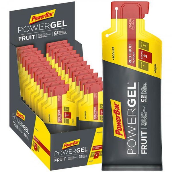 Powergel Original Red Fruit Punch 24 stuks/doos Powergel Original Red Fruit Punch 24 stuks/doos